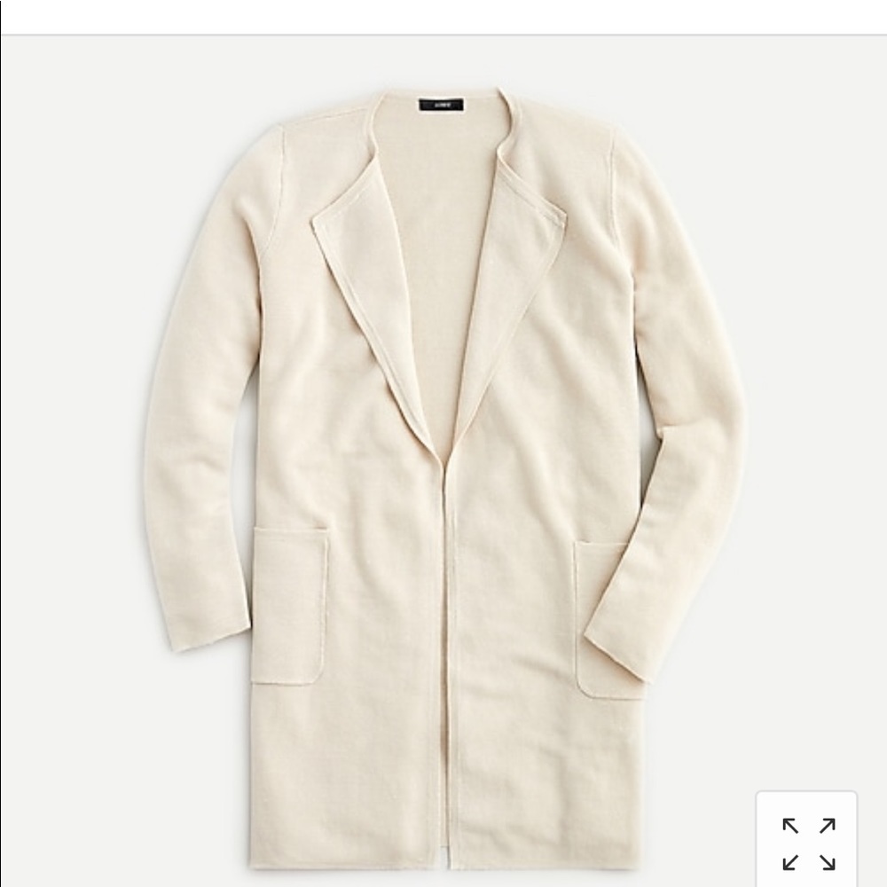 NWT Juliette sweater blazer in linen blend